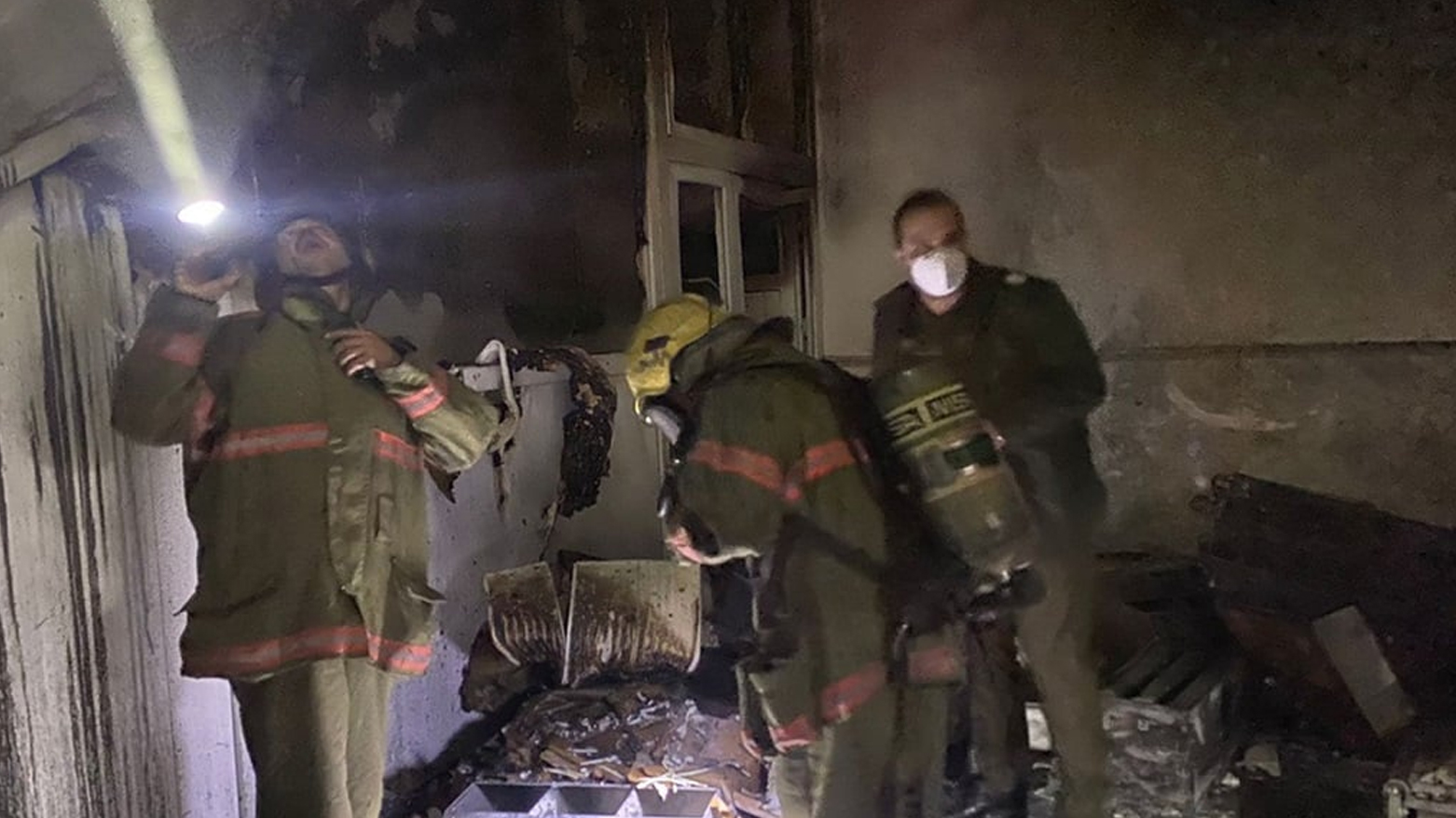 Fire incident in Department of Properties Ownership and Landlords in Nasiriyah council 